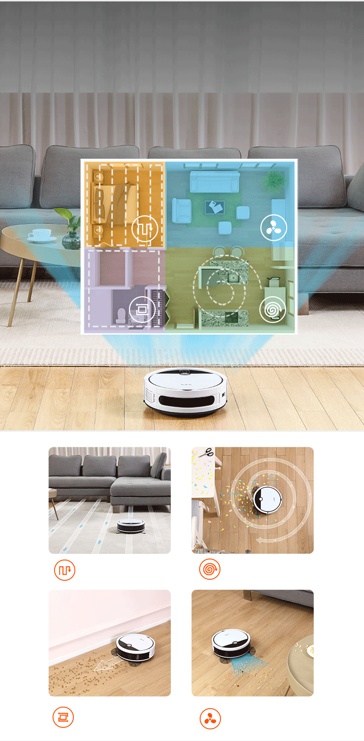 ILIFE V9e 4000Pa Powerful Suction Robot Vacuum Cleaner